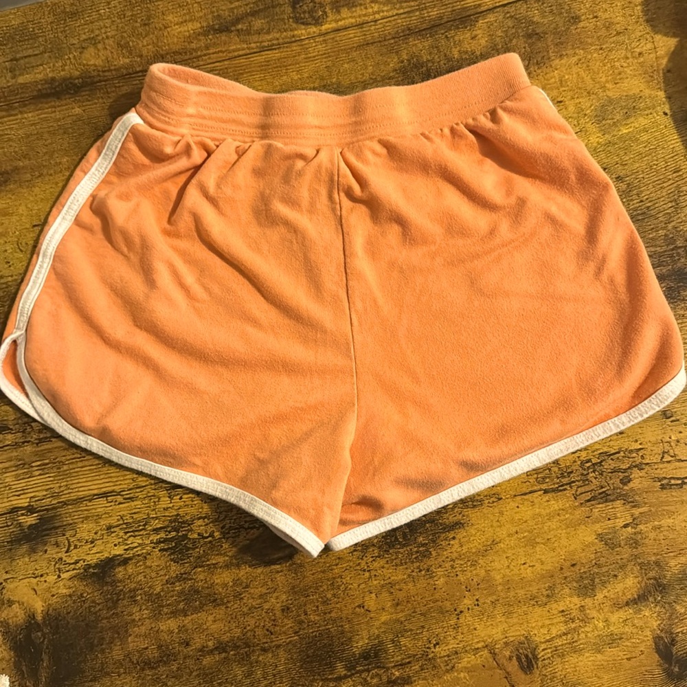 Pastel Orange Sweat Shorts XS